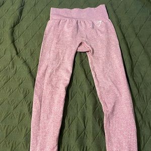 Pink gym shark leggings